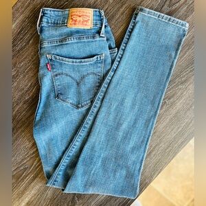 Levi's high rise skinny jeans